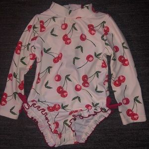 Jessica Simpson one piece 🍒 cherry print swimsuit